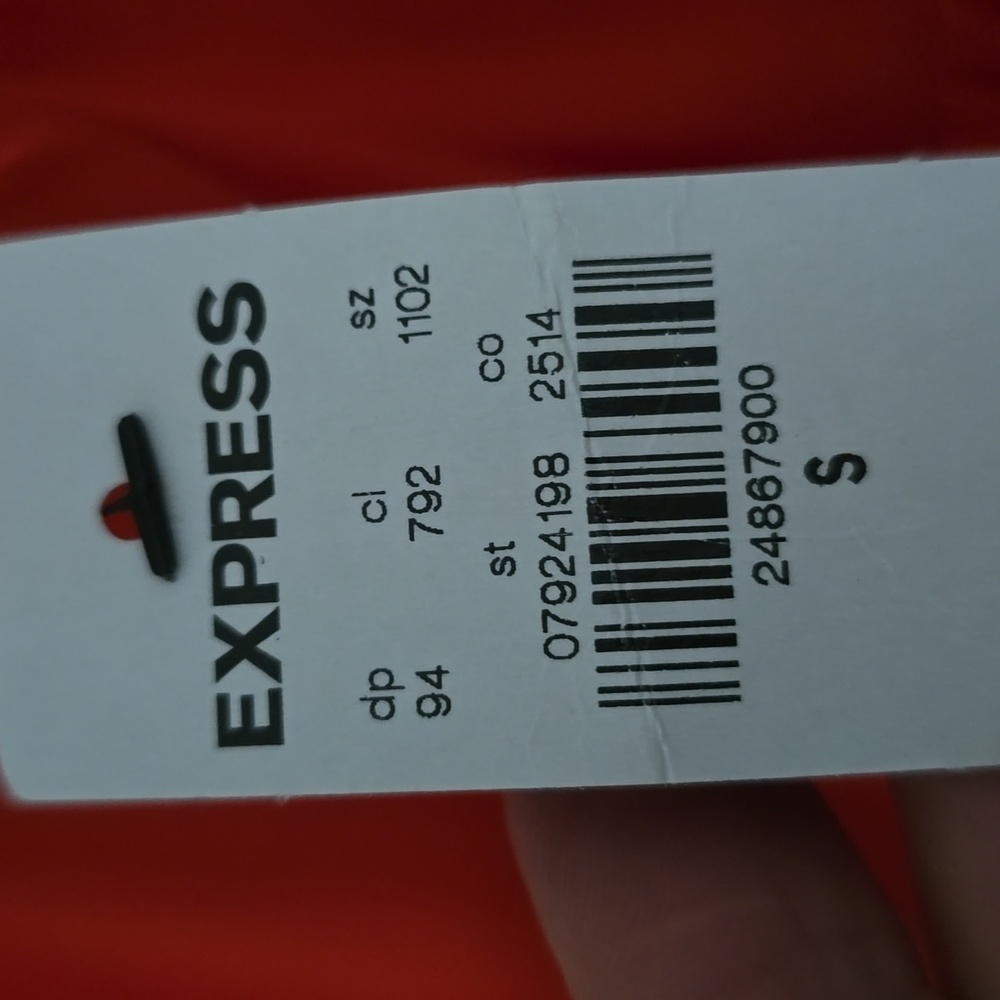 EXPRESS Flirty red crisscross back maxi - Picture 6 of 7